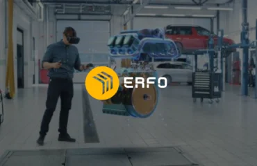 Jasa VR Industrial Simulation Jakarta. ERFO Multimedia ahli VR, video profile, TVC, & video AI profesional untuk efisiensi industri Anda.