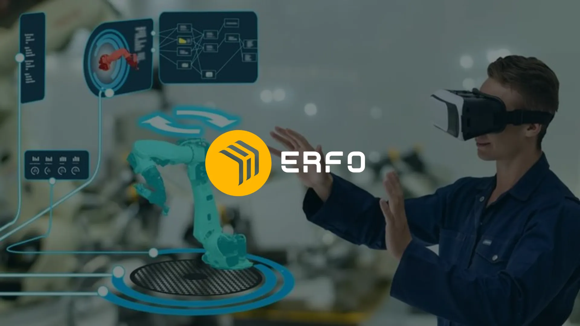 Tingkatkan efisiensi pabrik Anda dengan Jasa VR Smart Factory Bekasi dari ERFO MULTIMEDIA. Solusi VR canggih & Video AI.