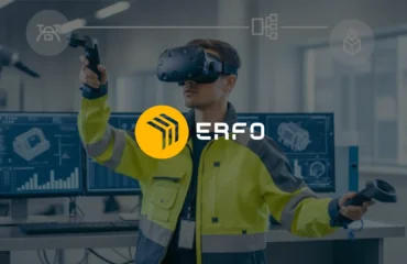 Jasa VR Smart Factory Bandung dari ERFO MULTIMEDIA. Tingkatkan efisiensi pabrik dengan simulasi VR & Video AI.