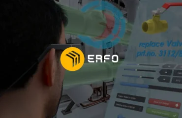 Jasa VR Smart Factory dari ERFO MULTIMEDIA. Tingkatkan efisiensi pabrik dengan simulasi VR & Video AI canggih.